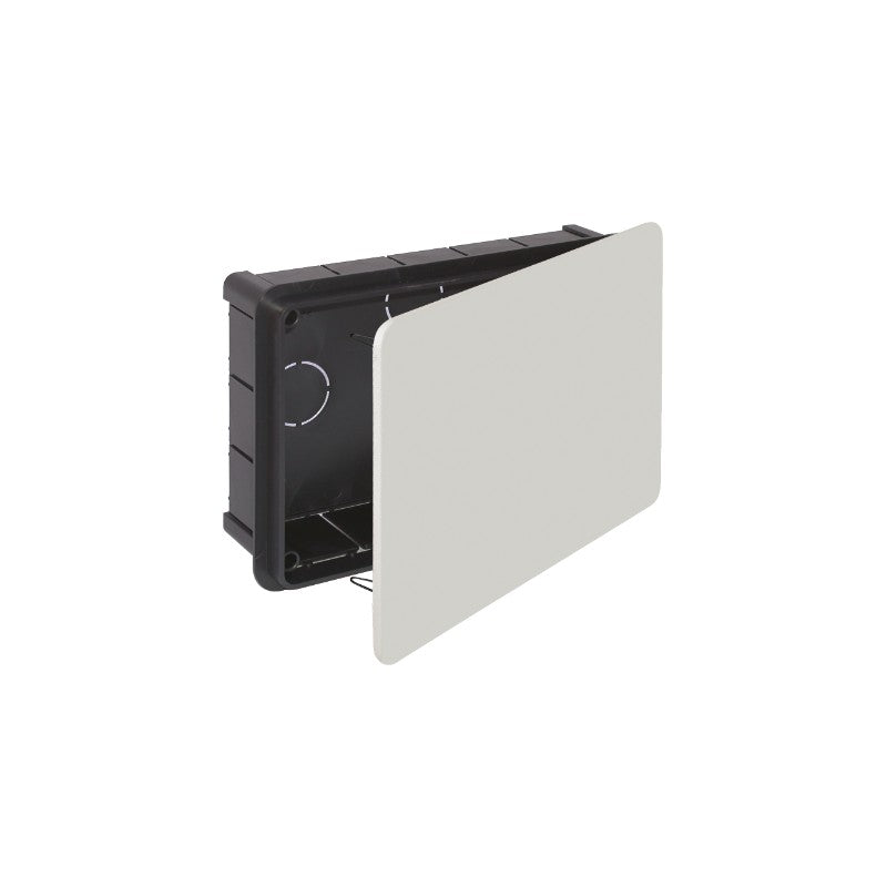 CAJA CONEXION EMPOTRAR 200X130X60MM TAPA C/GARRA METALICA.PROFUNDIDAD 60MM 20 ENTRADAS P/TUBO Ø 32MM
