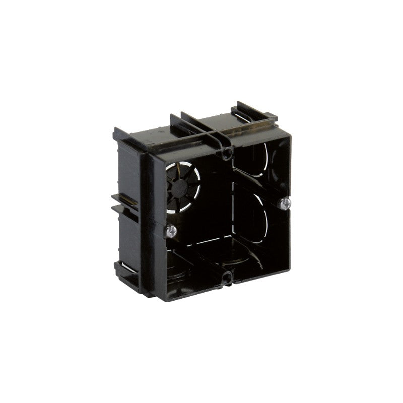 CAJA MECANISMOS EMPOTRAR P/1 ELEMENTO UNIVERSAL ENLAZABLE CERTIFICADO POR AENOR.P/EMPOTRAR 65X65X40M