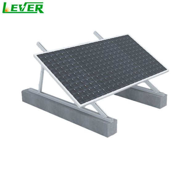 Estructura Universal Inclinada Regulable 15º 30º – Panel Horizontal (LEVER)