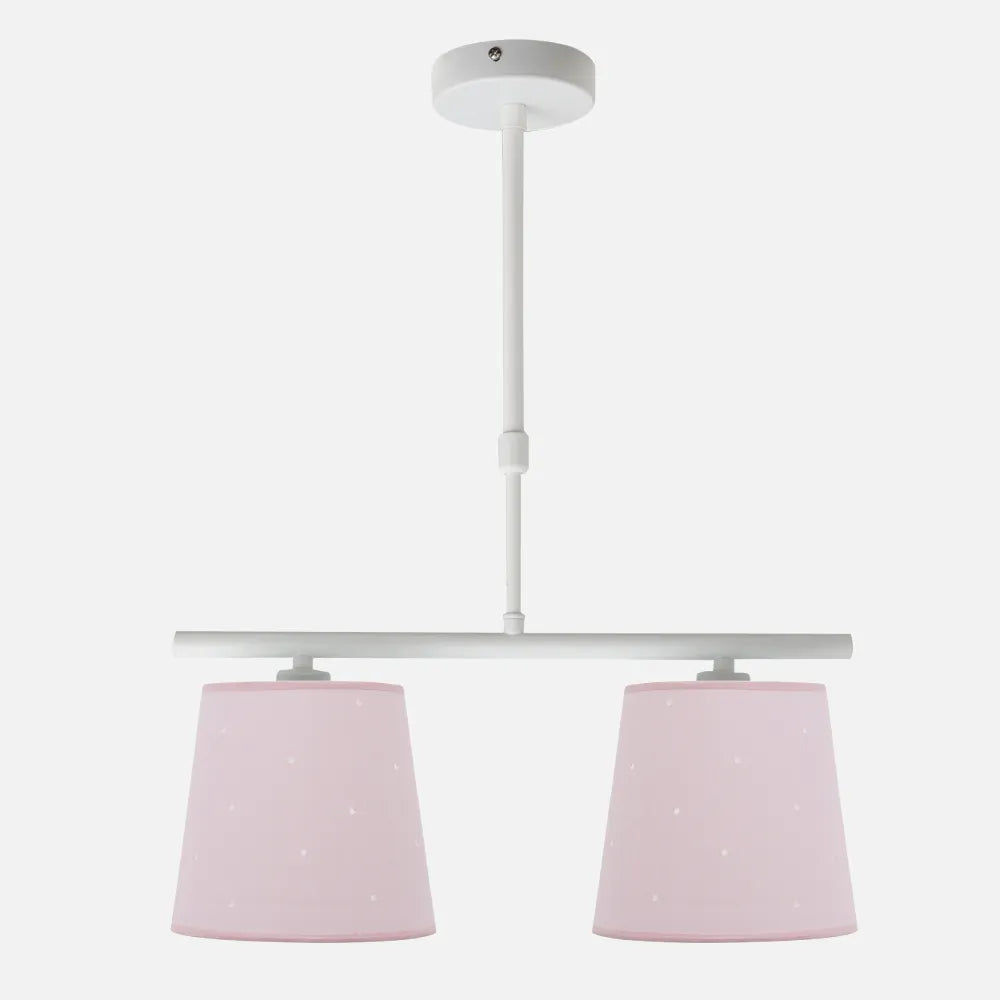 Lampara Consciencia 2xe14 Rosa Regulable x39x16 Cm