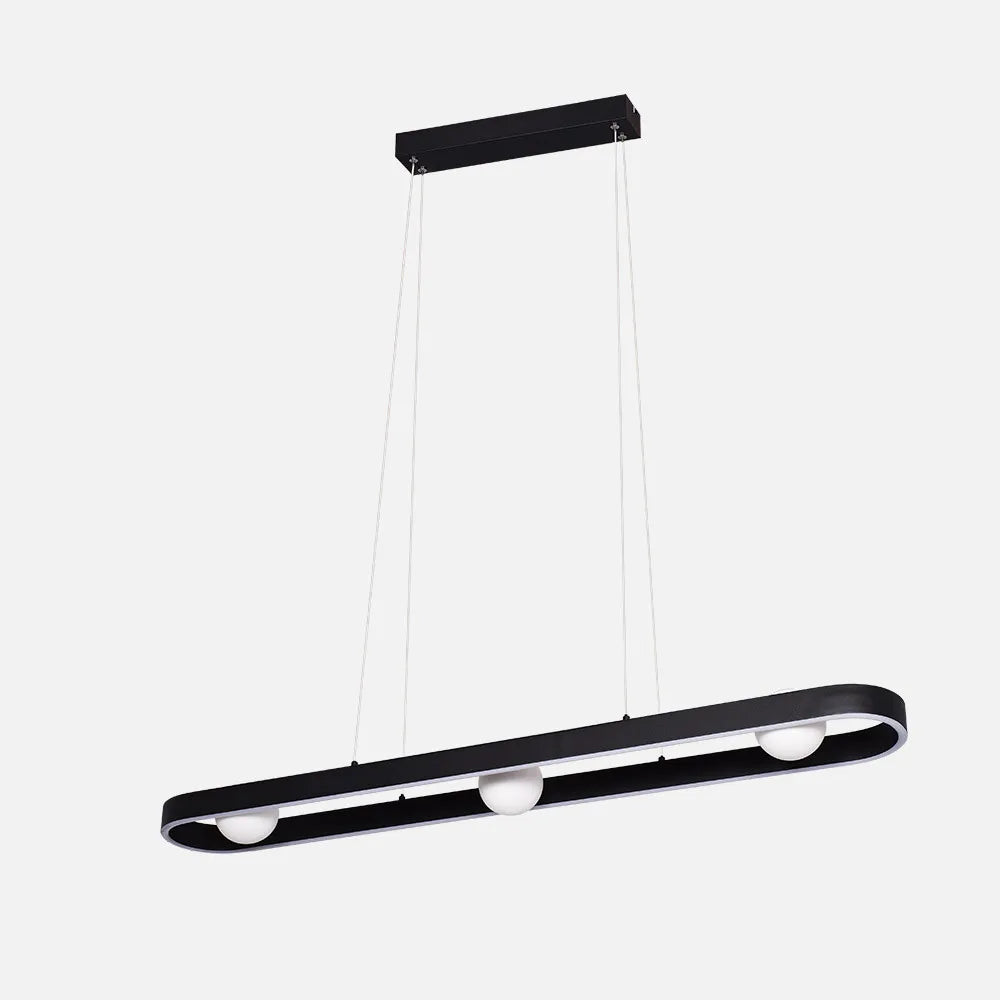 Lámpara Colgante Fermoselle 26w+9w 4000k Negro Regulablex107,5x15cm 2975lm