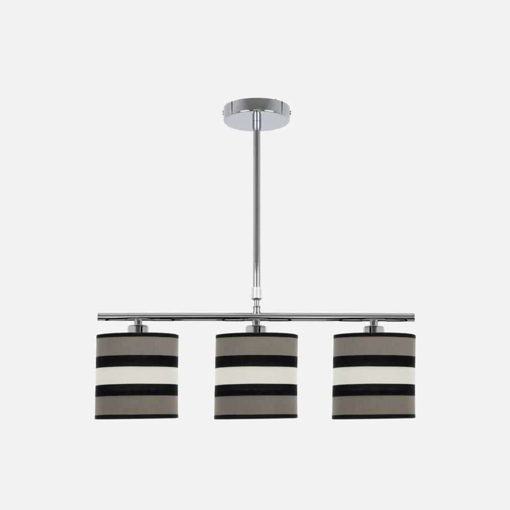 Lampara de techo Karla 3xe14 Topo/beis Regulable x55x14 Cm