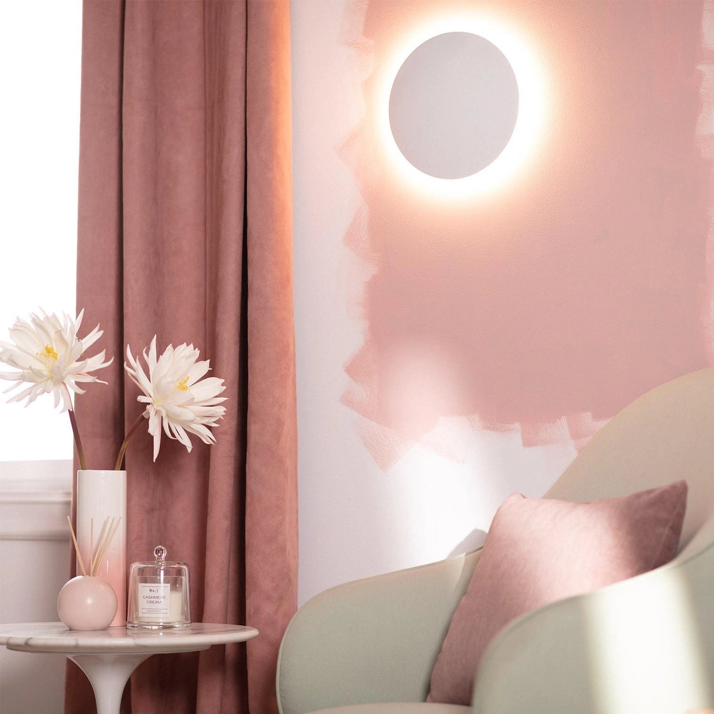 Aplique de Pared LED 18W de Aluminio Iris Blanco