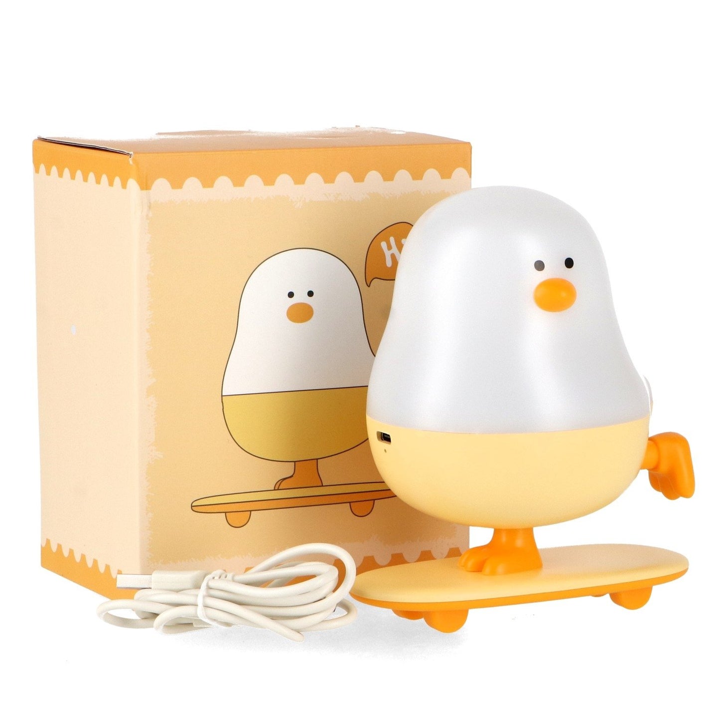 Luz Quitamiedos Táctil Infantil LED 1W Chick Inalámbrico + Cargador USB