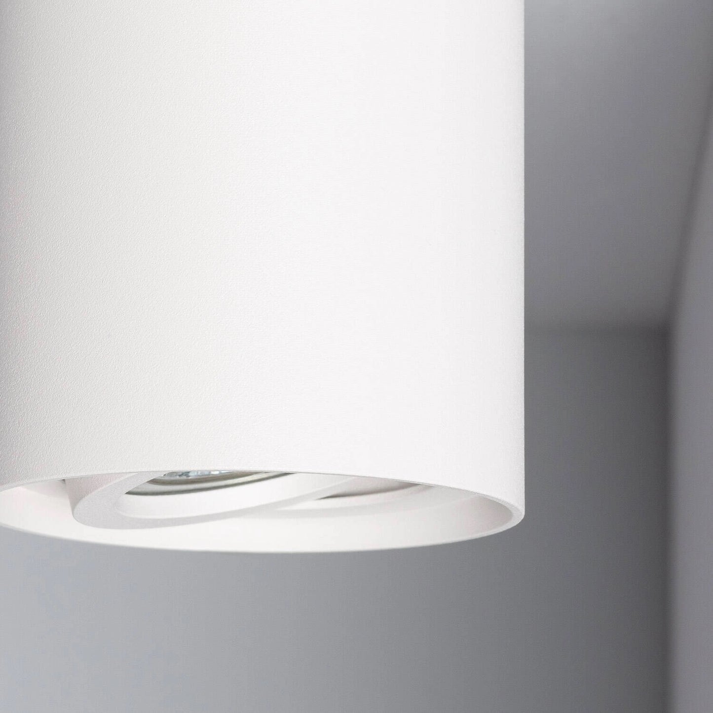 Aplique de Techo Aluminio Cuarzo Blanco