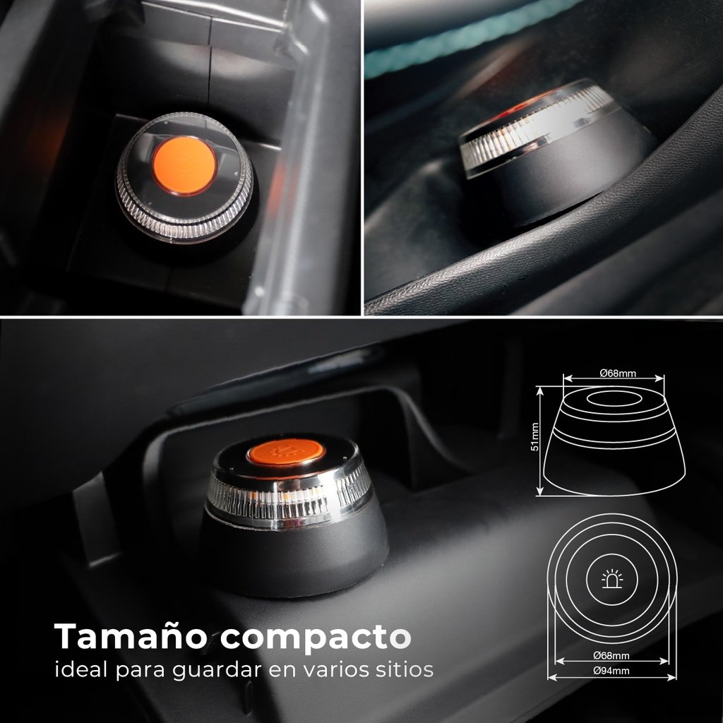 Baliza Señalización DGT de Emergencia V16 con Geolocalización con Pilas y SIM incluidas Homologada Uso Obligatorio 2026