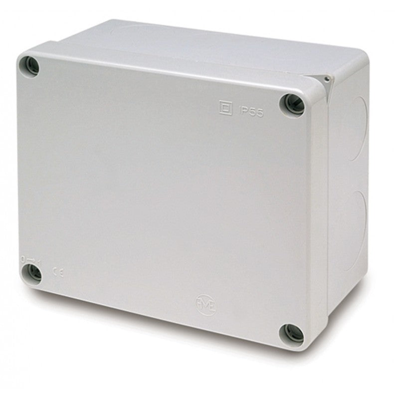 Caja ciega libre halogenos 140x170x90 tapa tornillo 1/4 vuelta ip55