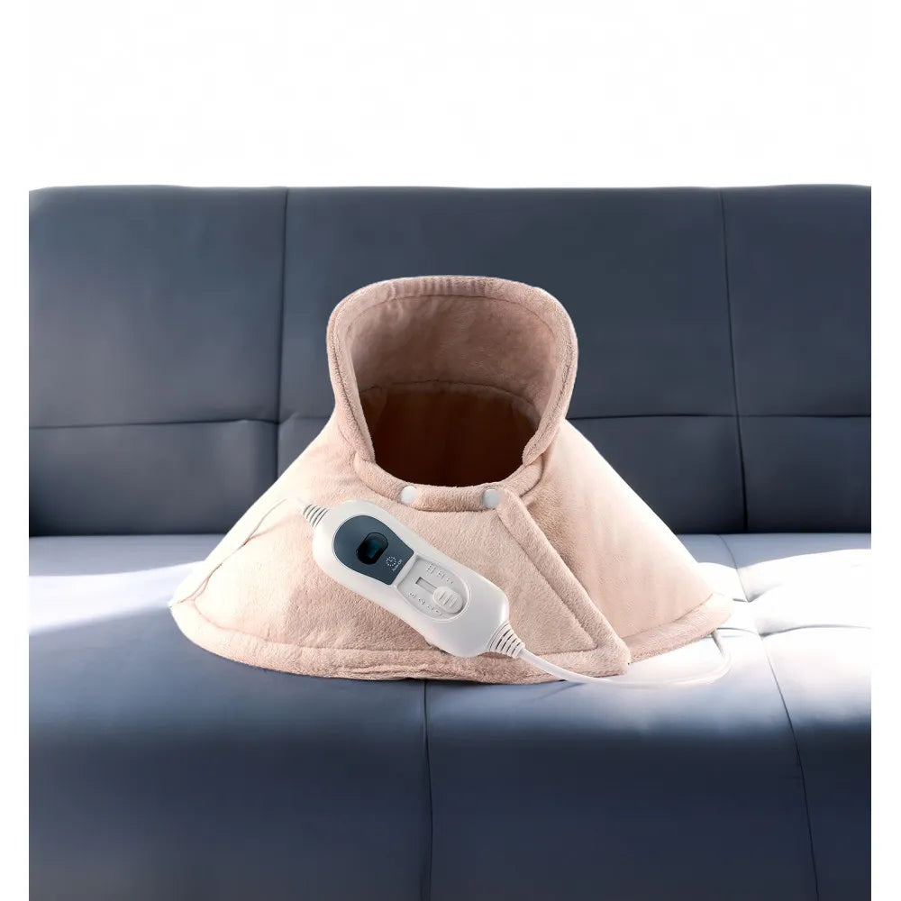 Almohadilla Eléctrica Cervical y de Hombros Relente 100W - Con 3 Niveles de Calor y Autoapagado | 60x62 cm