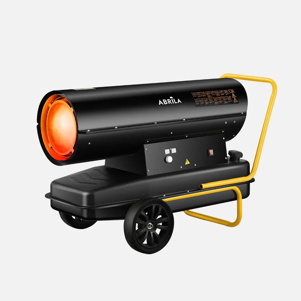 Cañón de Aire Caliente a Gasóleo Alpine 80kW - Alta Potencia con Control de Temperatura y Depósito 68L | 73x127x59 cm