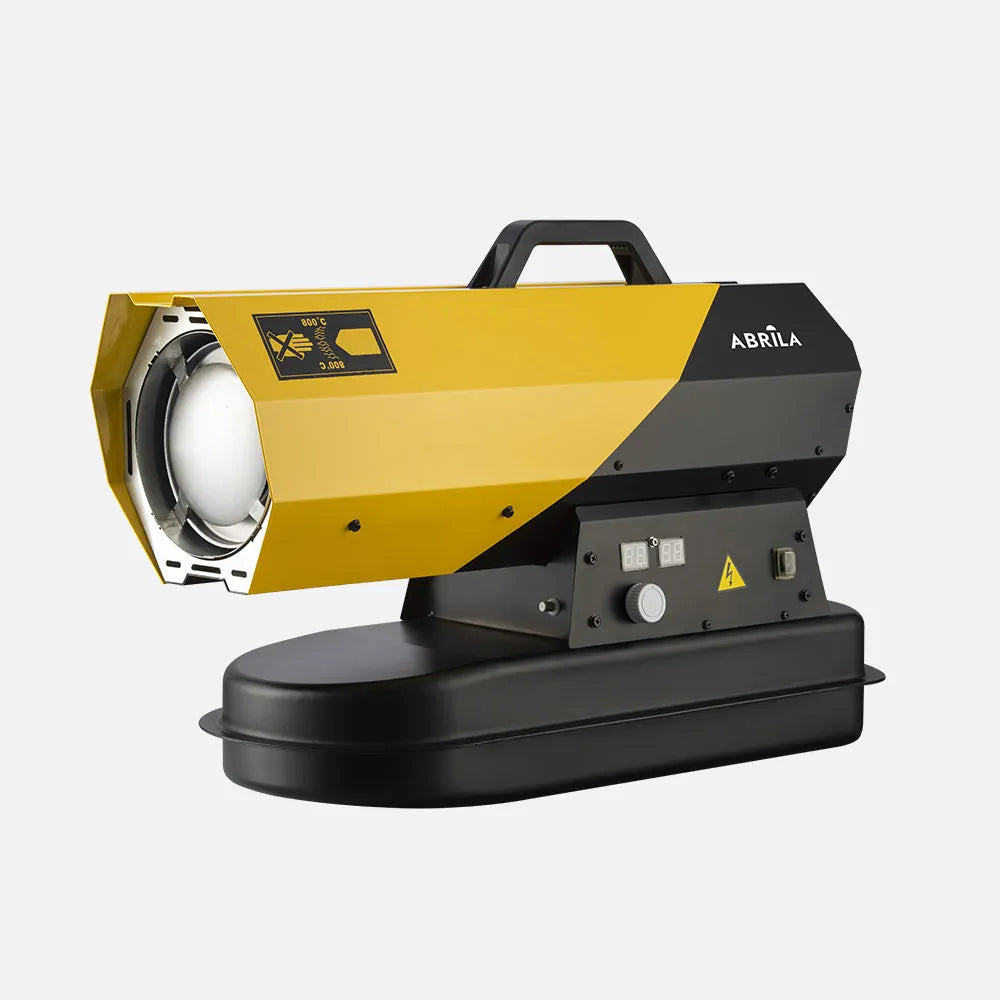 Cañón de Aire Caliente a Gasóleo Dixon 20kW - Portátil con Control de Temperatura y Depósito 12L | 44.5x70x25.5 cm