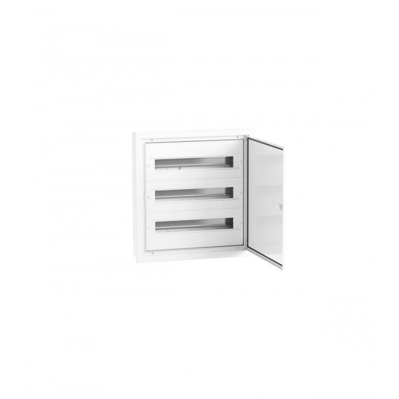 ARMARIO SUPERF. PTA OPACA 72 MOD 555X500X125 mm IP-54 // 3 FILAS 24 MOD C/ TIERRA