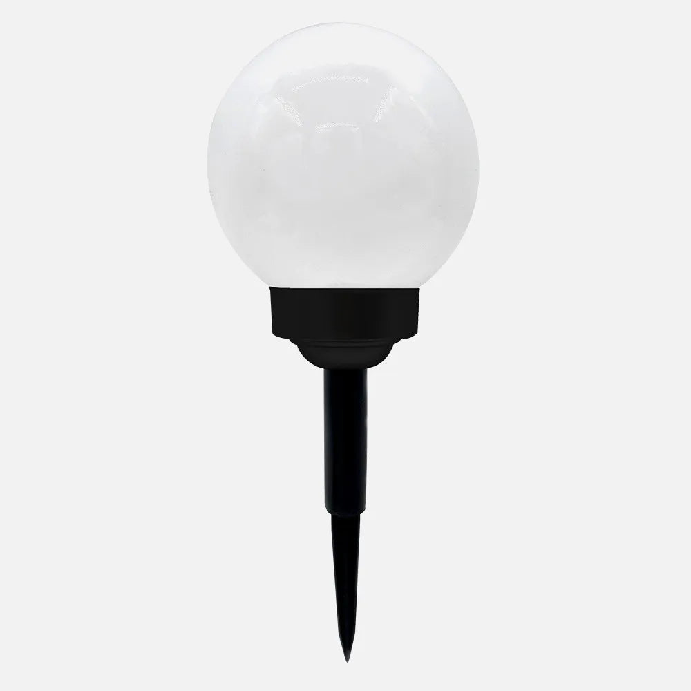 Pincho Ext. Solar 5000k 50lm Kira Negro C/sensor Crepuscular Ip65 32/36x15x15 Cm Carga 5-6h Uso 6h