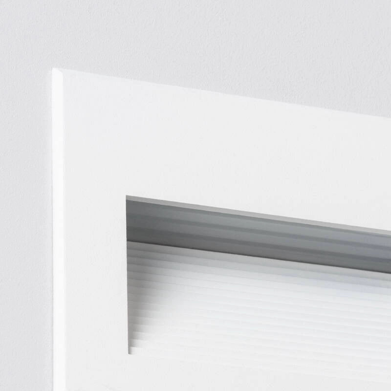 Baliza Exterior LED 5W Empotrable Pared Blanco Goethe Horizon