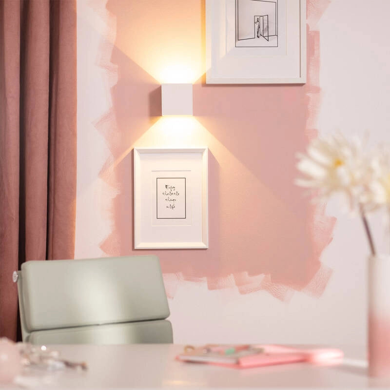Aplique de Pared Exterior LED 6W Aluminio Iluminación Doble Cara Eros
