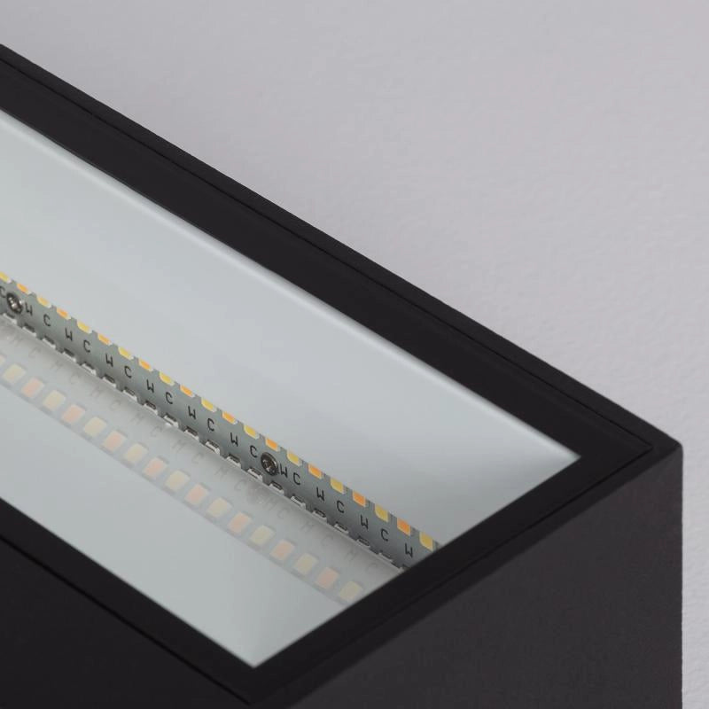 Aplique de Pared Exterior LED 18W de Aluminio Iluminación Doble Cara CCT Seleccionable Gropius