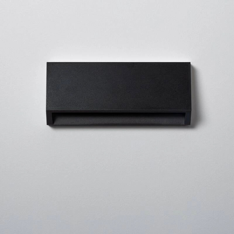 Baliza Exterior LED 3W Superficie Pared Rectangular Antracita Valeta