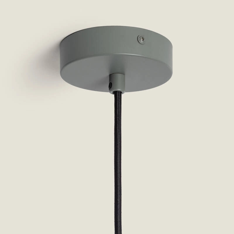 Lámpara Colgante Metal y Madera Wawak