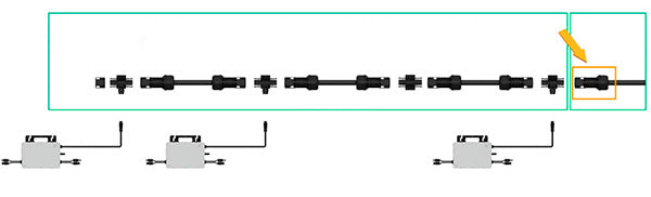 Conector final FLEX microinversores Hoymiles (HMS end Connector)