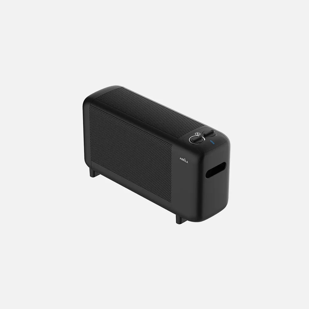Radiador De Mica Pinsapo 1000w Negro 2pot Antivuelco Luz Ind.protecc.seg.termost.reg.29x50x16cm