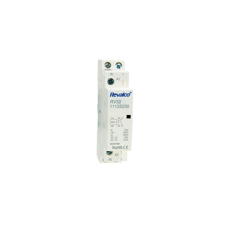 CONTACTOR MODULAR 1MOD 2P 25A 230V 2NO