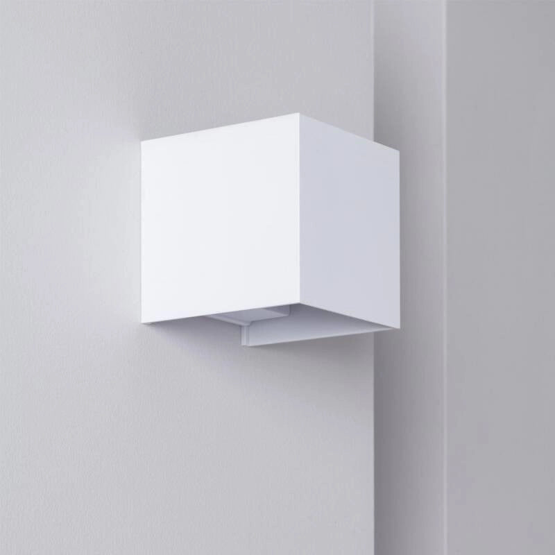 Aplique de Pared Exterior LED 6W Aluminio Iluminación Doble Cara Eros