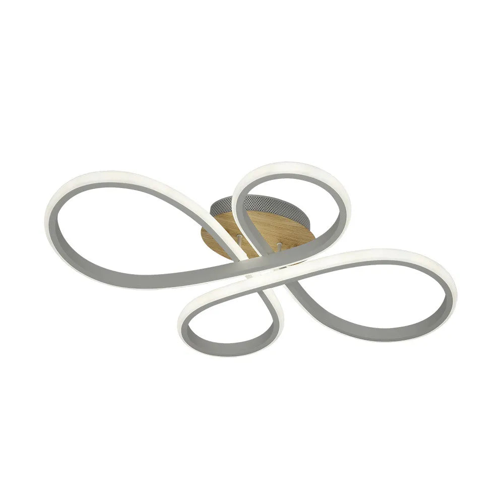 Lámpara Plafon Bandeira 88w 3000-4000-6500k Blanco/haya 9680 Lm Control remoto,memoria Y Regulacion de intensidad 12x60x43cm