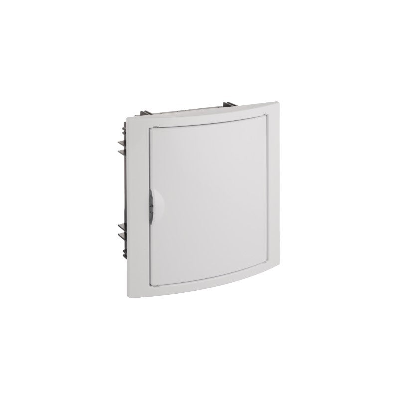 CAJA DISTRIBUCION EMPOTRAR 8 ELEMENTOS.MARCO/PUERTA BLANCOS DIMENSIONES P/EMPOTRAR 205X233X72 MM.