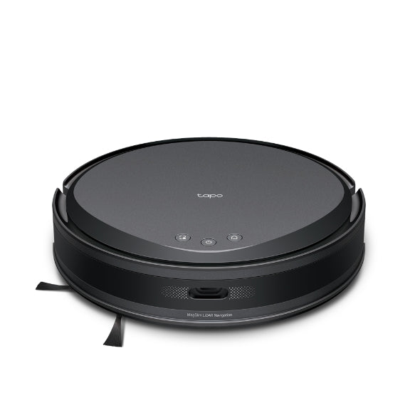 Tapo RV20 MAX – Robot Aspirador y Friegasuelos 4 en 1, Ultrasucción 5300Pa, Navegación LiDAR MagSlim, Limpieza Inteligente IQ+, Diseño Ultrafino 83mm, Limpieza Personalizable con App, Alexa y Google