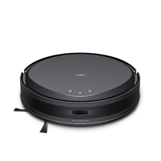 Tapo RV20 MAX – Robot Aspirador y Friegasuelos 4 en 1, Ultrasucción 5300Pa, Navegación LiDAR MagSlim, Limpieza Inteligente IQ+, Diseño Ultrafino 83mm, Limpieza Personalizable con App, Alexa y Google