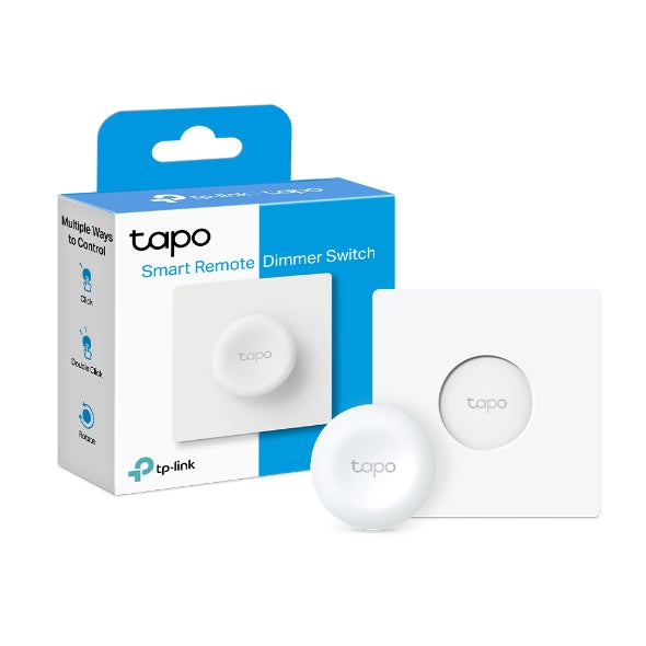 Tapo TP-Link S200D Interruptor Regulador Intensidad de Luz WiFi Inteligente, Control a Distancia, Pila de Larga Duración, Fácil Montaje, Requiere Hub