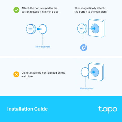 Tapo TP-Link S200D Interruptor Regulador Intensidad de Luz WiFi Inteligente, Control a Distancia, Pila de Larga Duración, Fácil Montaje, Requiere Hub