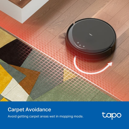 Tapo RV20 MAX – Robot Aspirador y Friegasuelos 4 en 1, Ultrasucción 5300Pa, Navegación LiDAR MagSlim, Limpieza Inteligente IQ+, Diseño Ultrafino 83mm, Limpieza Personalizable con App, Alexa y Google