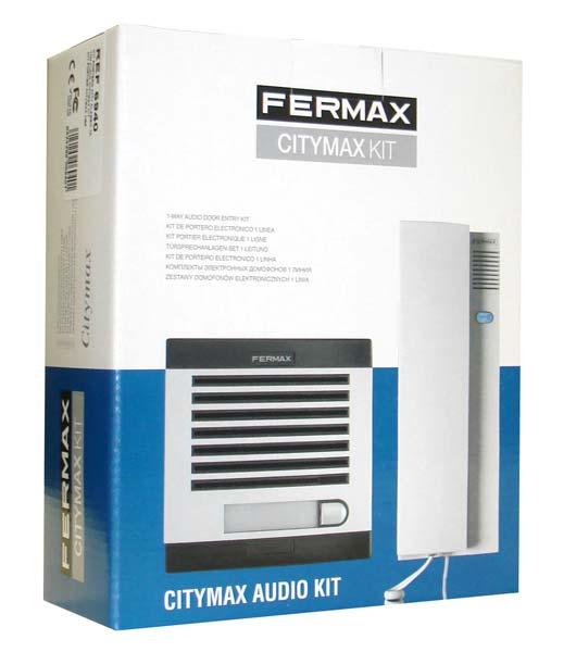 KIT PORTERO CITYMAX 1L AG 230V TEL. BL