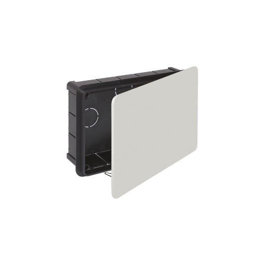 CAJA CONEXION EMPOTRAR 200X130X60MM TAPA C/GARRA METALICA.PROFUNDIDAD 60MM 20 ENTRADAS P/TUBO Ø 32MM