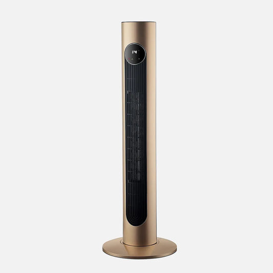 Termoventilador Ceramico Vertical 2000w Oro Oscilant.C.remoto 2potenc.3func Termost.reg. Antivuelco Temporizador 90x21x21cm