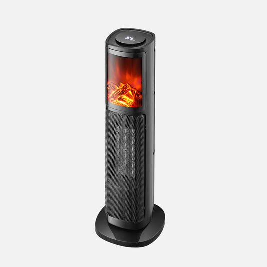 Termovent.ceramico Ptc Enebro 2000w Negro 2pot. Remot.o Oscilant.termostato Display64x20x20cm