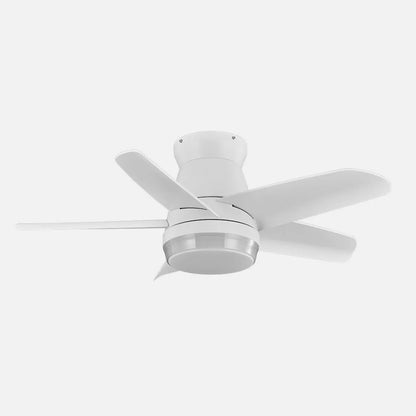Ventilador de techo DC Neutron 24w 2400lm Blanco 5 Aspas 91 diámetro 3000k,4500k,6000k, Remoto + temporizador + memoria