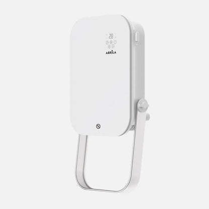 Termoventilador Pared Baño Austria 2000w Blanco 3funciones c/remoto y toallero Display Ip24 50x25x13cm