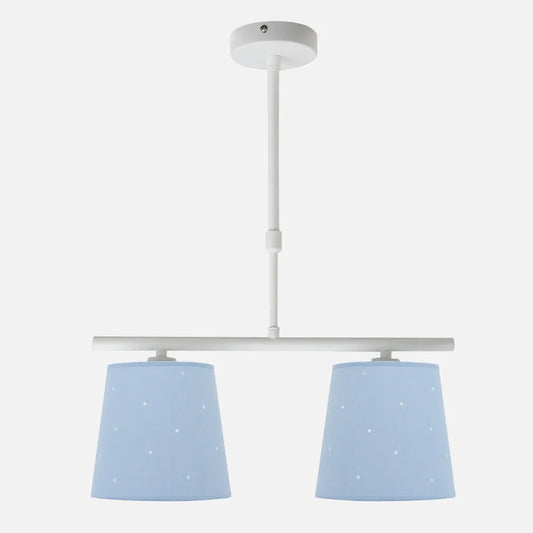 Lampara Infantil Consciencia 2xe14 Celeste Regulable x39x16 Cm