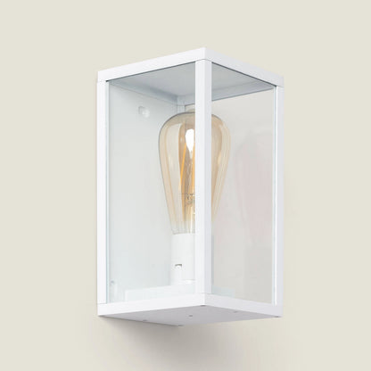 Aplique de Pared Exterior Aluminio y Cristal Atrium