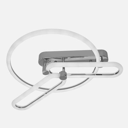 Lámpara Plafón 78w 3000k, 4000k, 6500k Cromo Adhara 8x53x43cm 10530 Lm Regulable, Memoria y Control Remoto