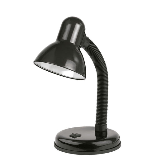 Flexo para escritorio Basic Negro 1XE27