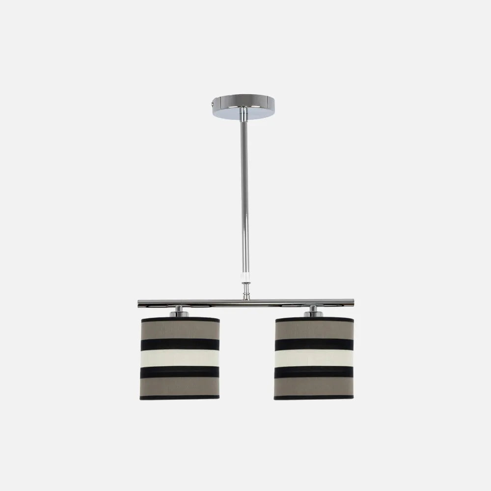 Lampara de techo Karla 2xe14 Topo/beis Regulable x43x14 Cm