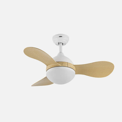 Ventilador de techo DC Solido 24w Blanco 3 aspas Haya 91 de diámetro 2640lm 3000-4000-6500k Control Remoto + memoria + temporizador