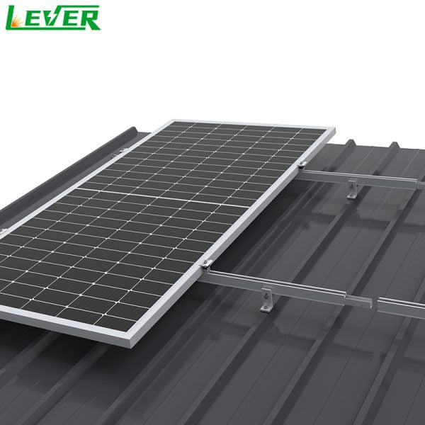 Estructura Coplanar 1 Panel (soporte en L) – LEVER