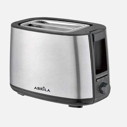 Abrila Tostador Pan Limia 750w Negro/plata 7niveles de tostado, descongelación, Apagado Automático, 2 ranuras. recogemigas, 17x26,5x15cm