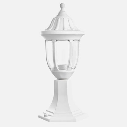 Sobremuro Exterior Angelica 1xe27 Blanco Ip44 Policarbonato 42,7x16,6d