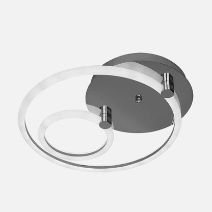 Lámpara Plafón 37w 3000k, 4000k, 6500k Cromo Alya 9x44x40cm 4995 Lm Regulable, Memoria y Control Remoto