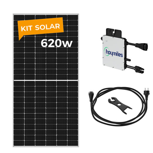 Kit Solar Autoconsumo 620Wp Microinversor con 1 panel solar