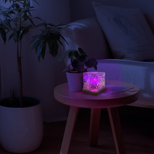 Lámpara de Mesa Teseract Táctil LED 3W Colours RGBW Mando Incluido